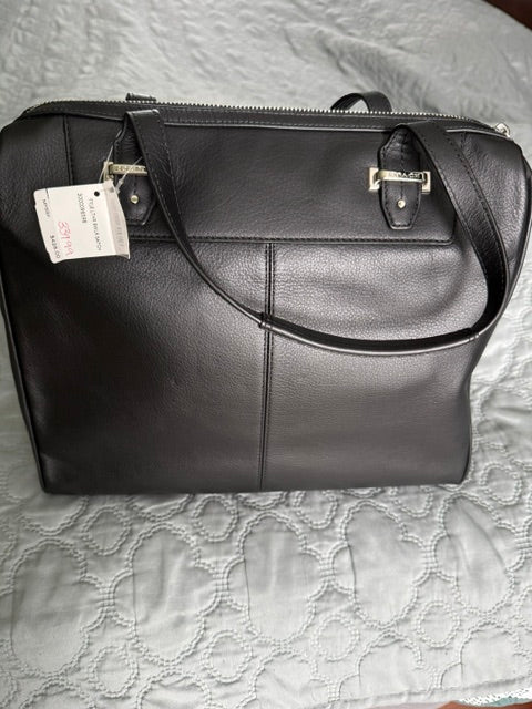 Coach Black Leather Tote Bag – New, Never Used